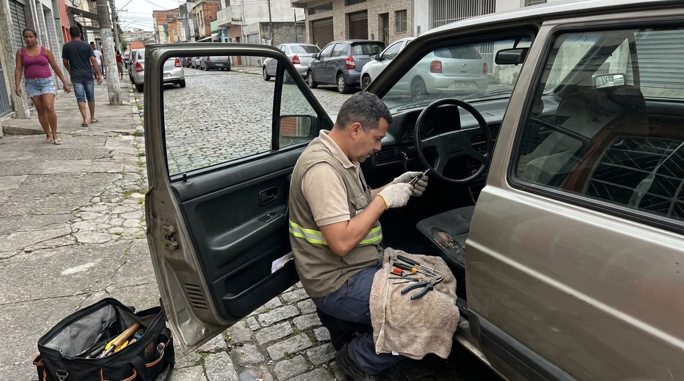 Extração de Chave Quebrada em Uberaba‑MG
